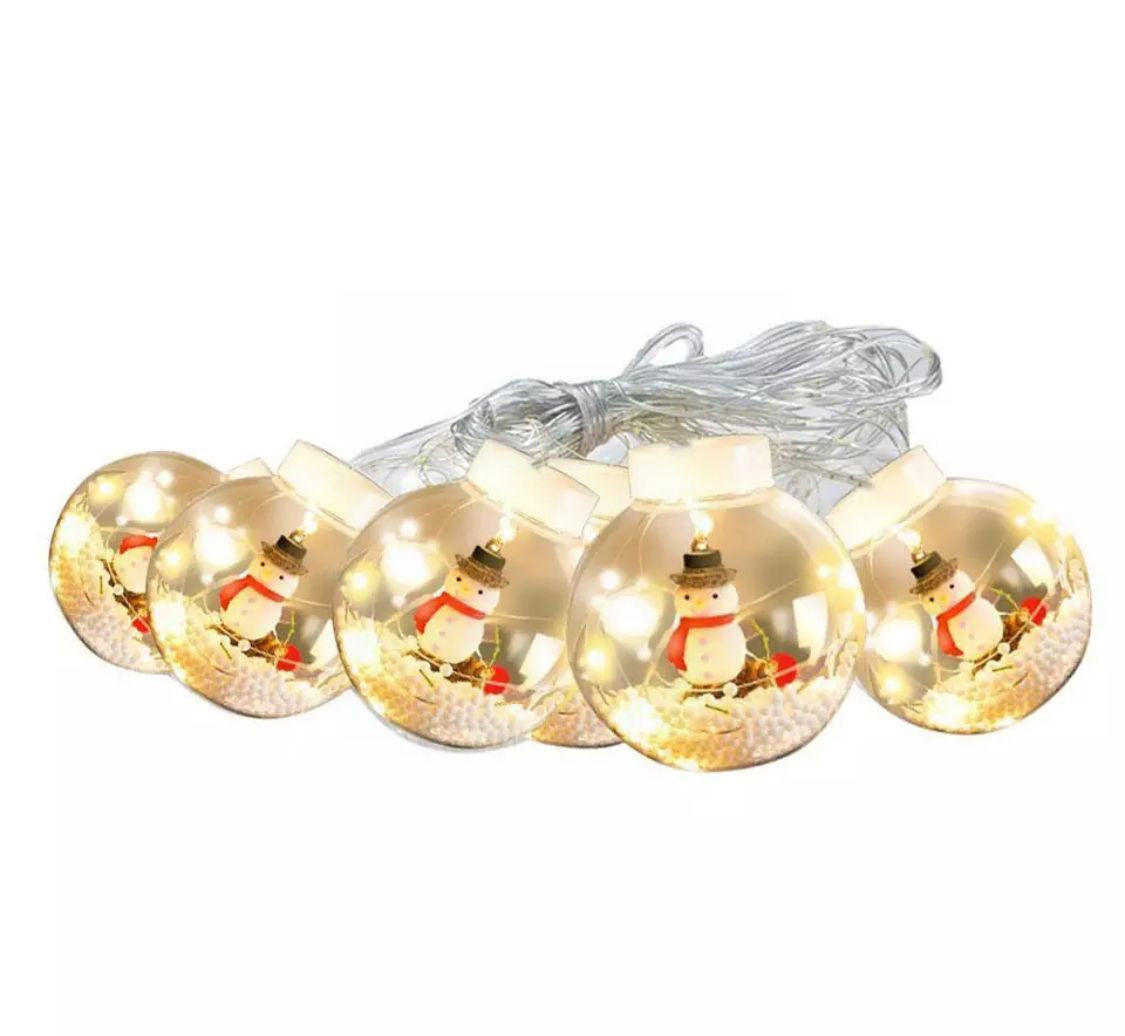 Luces Navideñas Tipo Cortina Bolas Deco