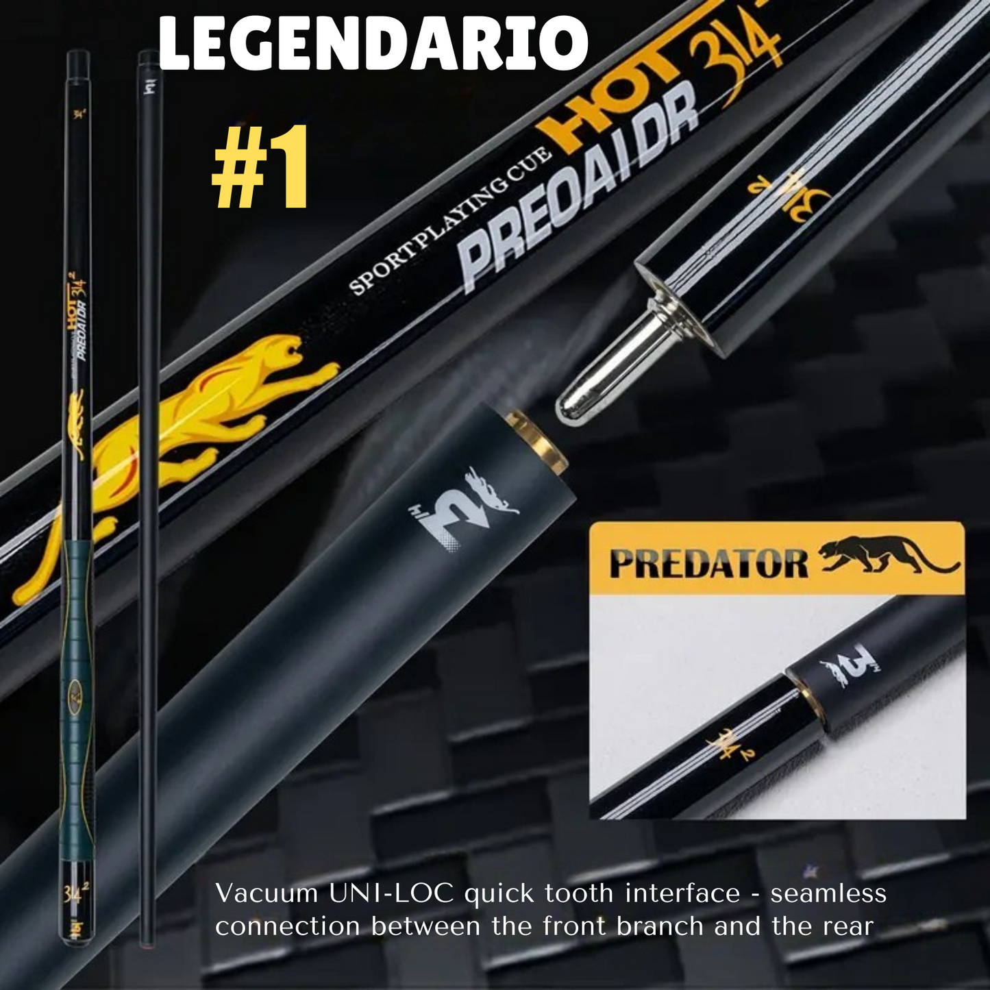 TACO PREDATOR BK2 FIBRA DE CARBONO