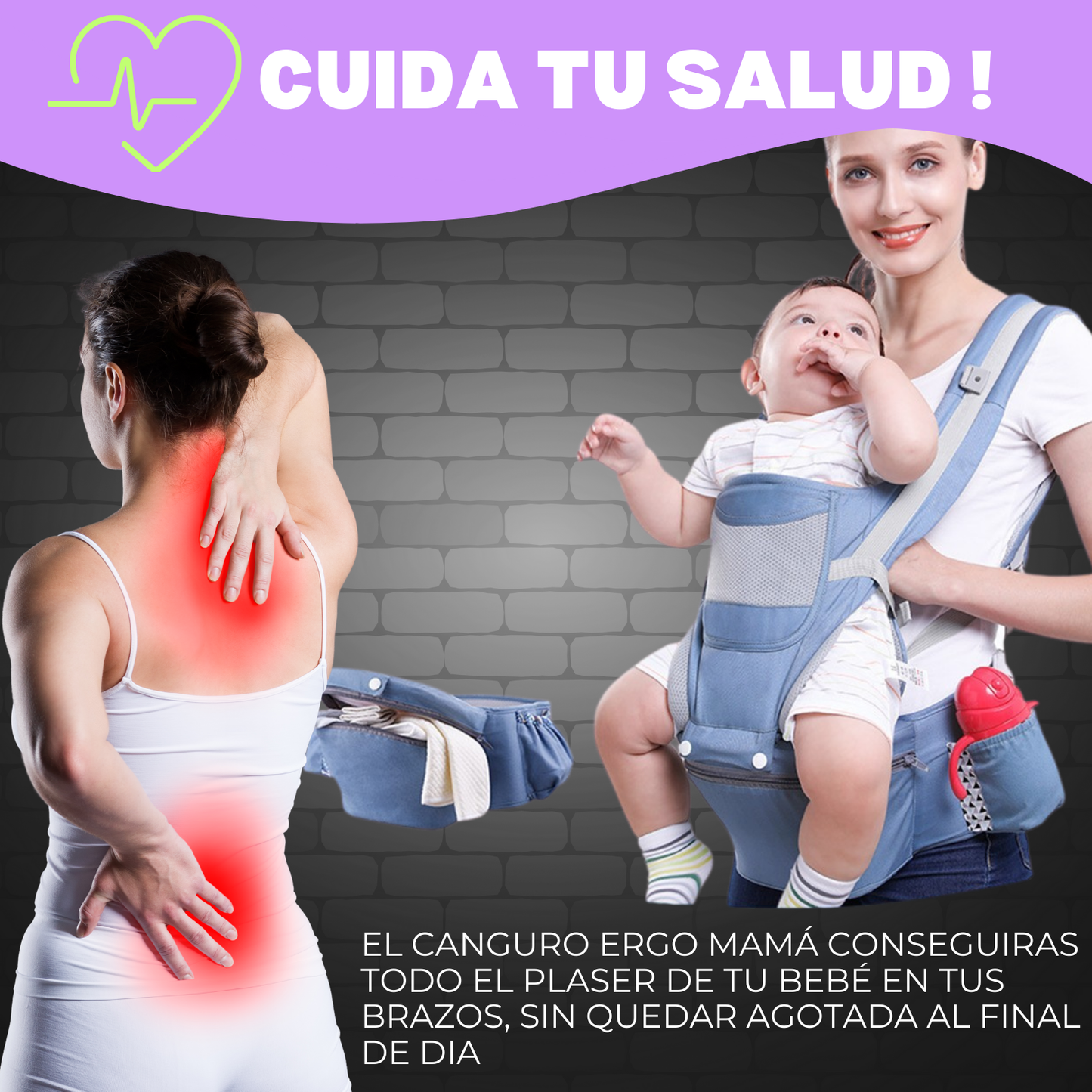 EL ABRAZO MÁS CÓMODO Y SEGURO PARA TU BEBÉ 👼