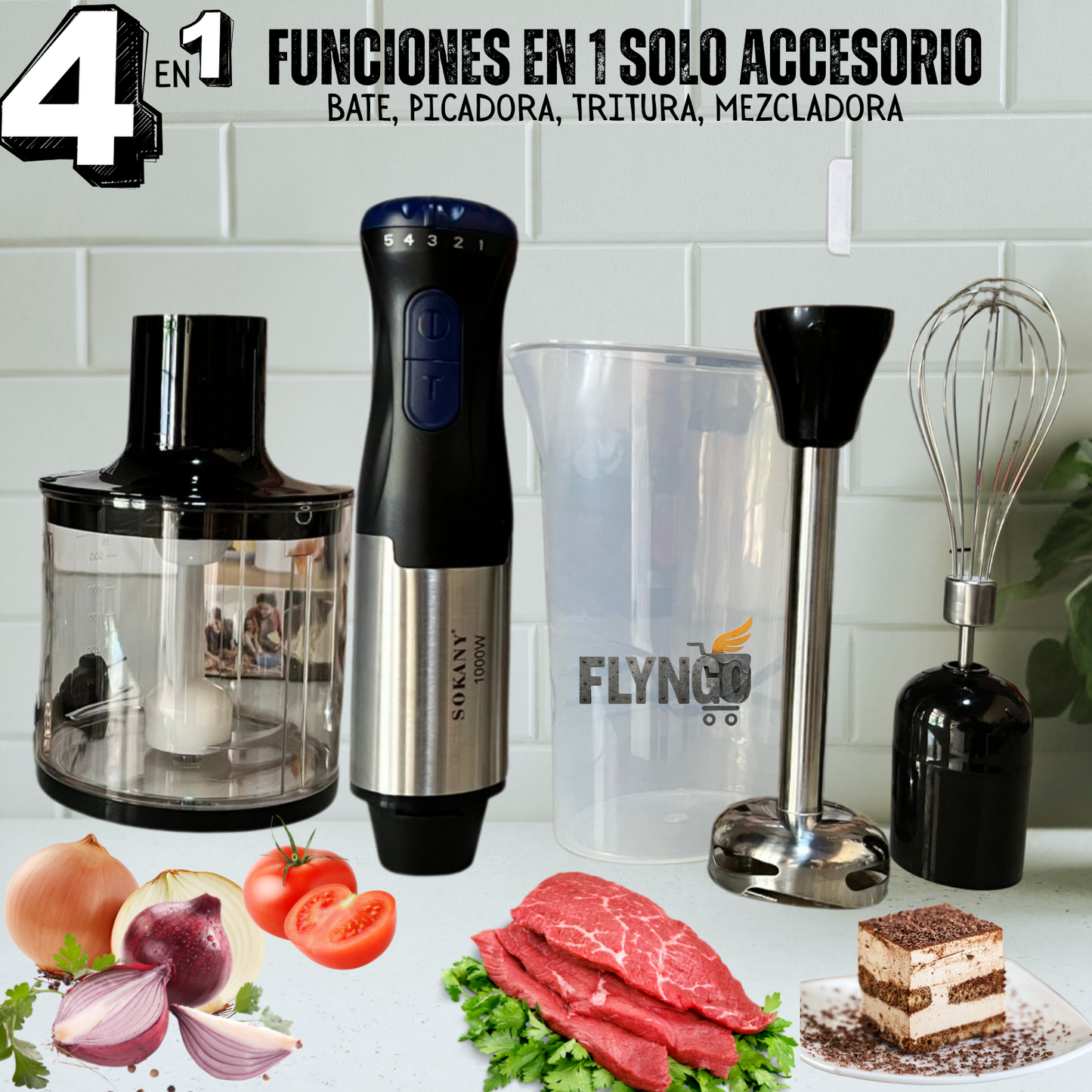 MULTIFUNCIONALIDAD 4 EN 1 AL ALCANCE DE SU BOLSILLO