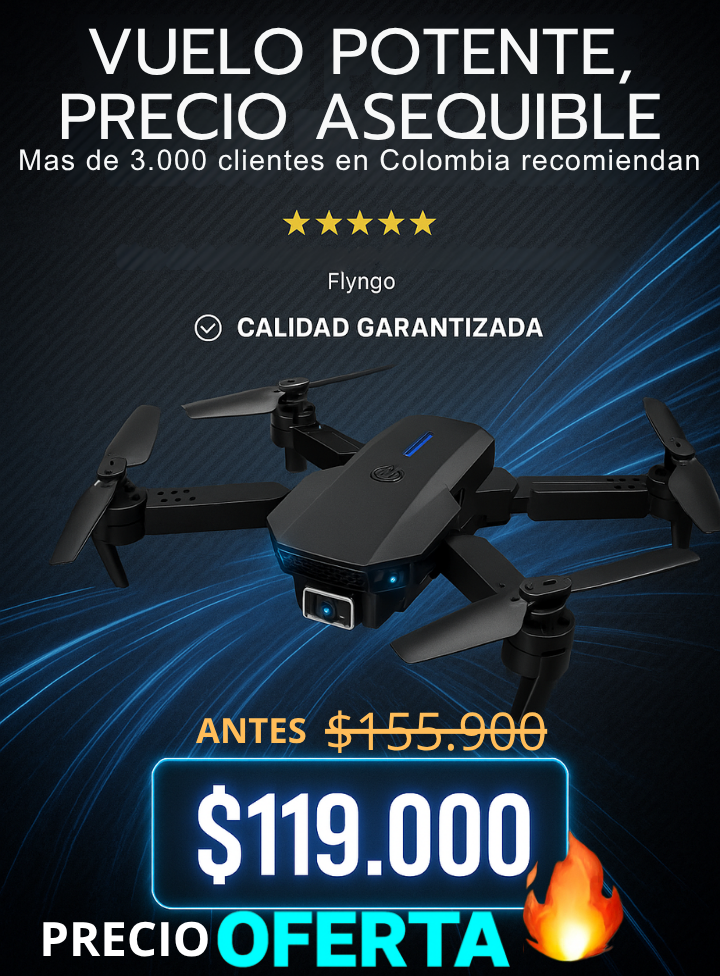 ¡LIBÉRATE DE LA RUTINA! CAPTURA TUS MOMENTOS MÁS ESPECIALES DESDE LAS ALTURAS