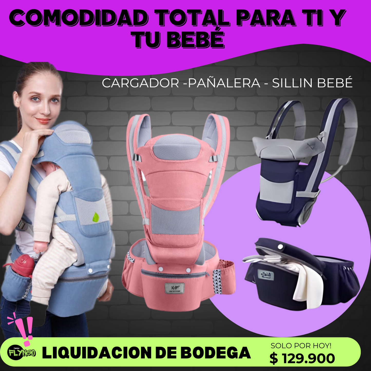 EL ABRAZO MÁS CÓMODO Y SEGURO PARA TU BEBÉ 👼