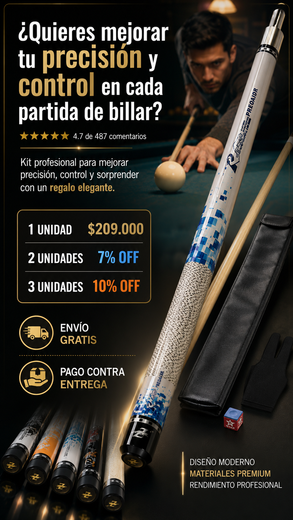 🎱TACO BILLAR PREOAIDR MAPLE CANADIENSE 🍀