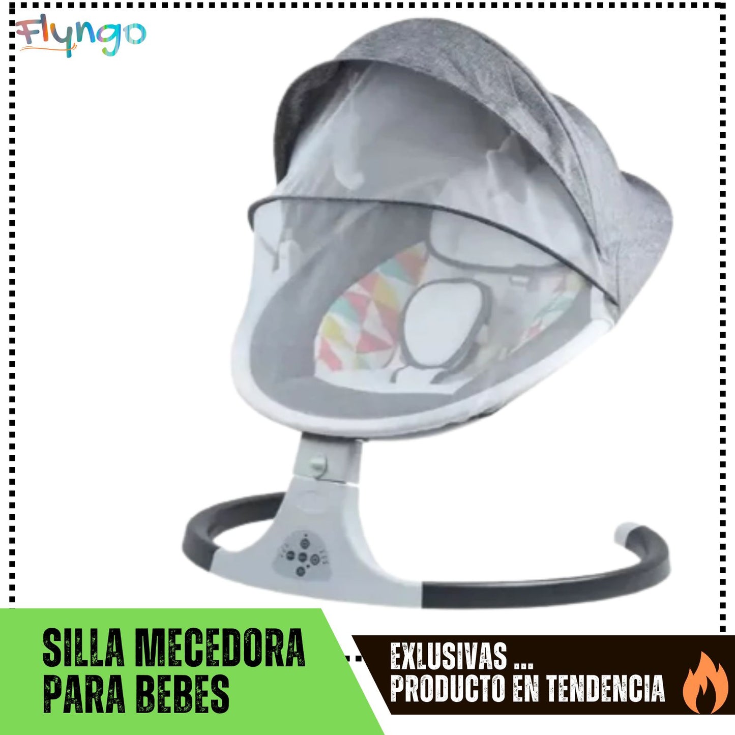SILLA MECEDORA ELÉCTRICA PARA BEBE