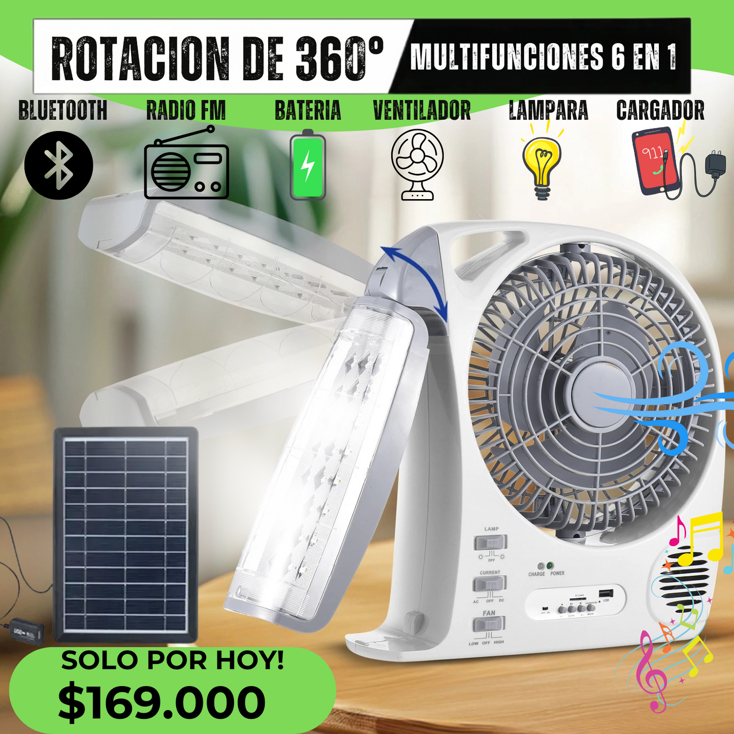 EL VENTILADOR 6 EN 1 "EL TODOTERRENO DE TU HOGAR"
