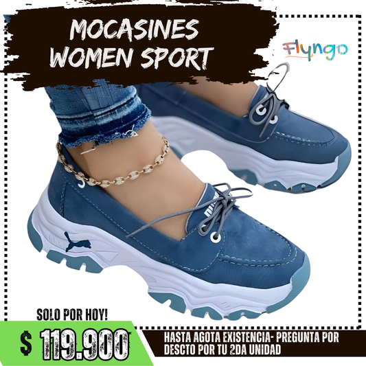 MOCASINES ORTOPÉDICOS DEPORTIVOS "DESCANSO FELIZ"