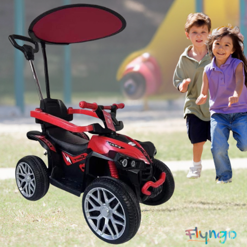 CON LA CUATRIMOTO DE IMPULSO¡HAZ QUE CADA PASEO SEA UNA AVENTURA SEGURA Y DIVERTIDA PARA TU HIJO!