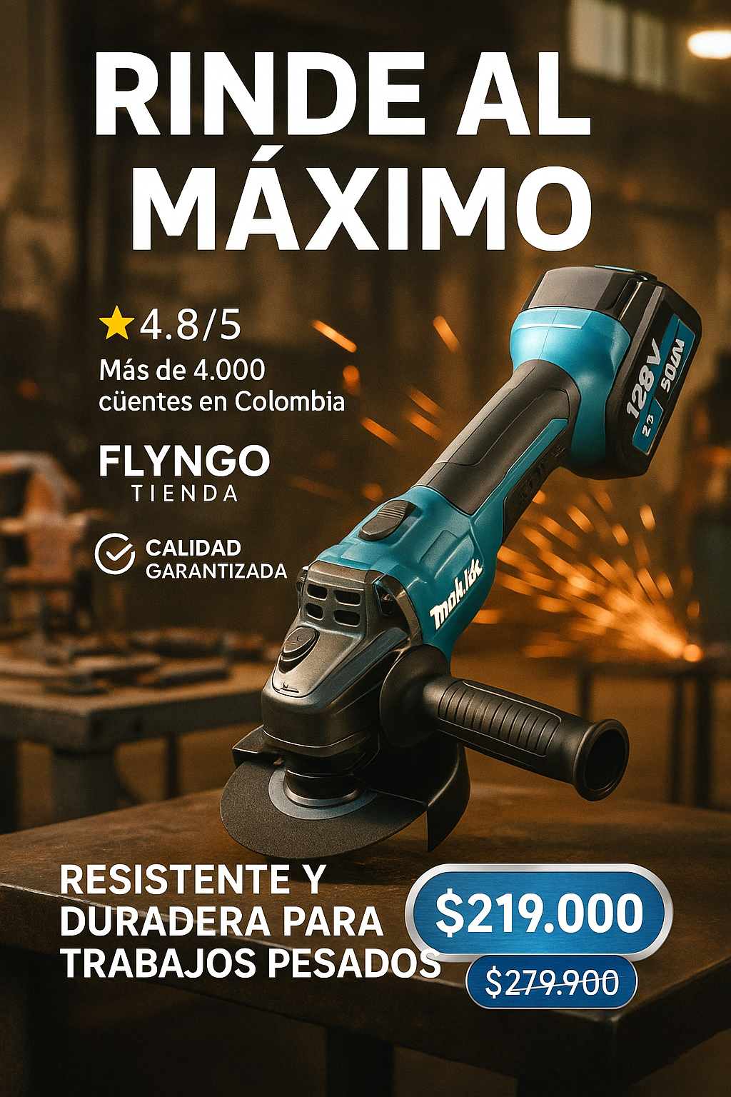 PULIDORA INALAMBRICA DE 128V