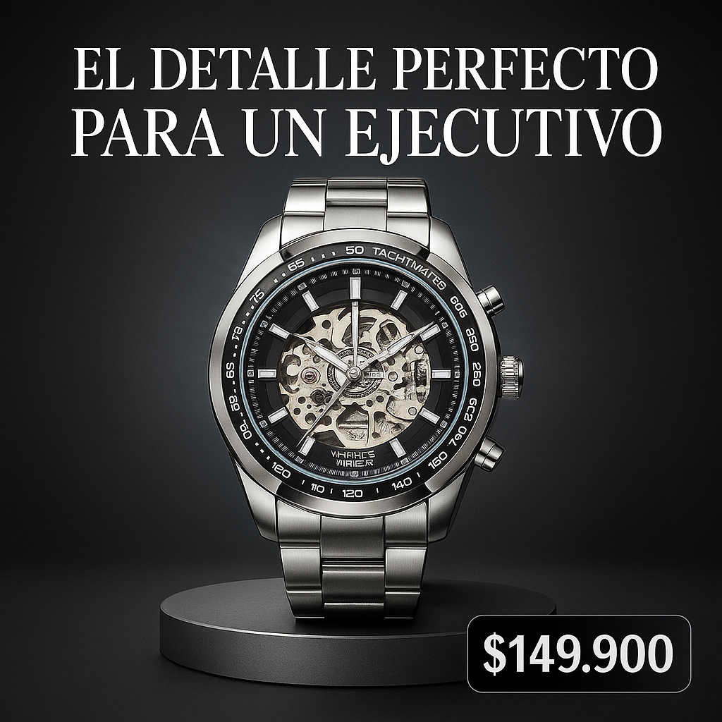 RELOJ WINNER: Poder en cada segundo