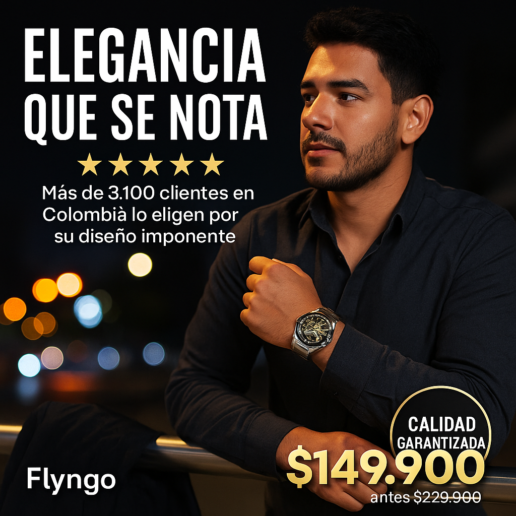 RELOJ WINNER: Poder en cada segundo