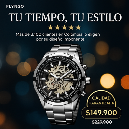 RELOJ WINNER: Poder en cada segundo