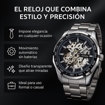 RELOJ WINNER: Poder en cada segundo