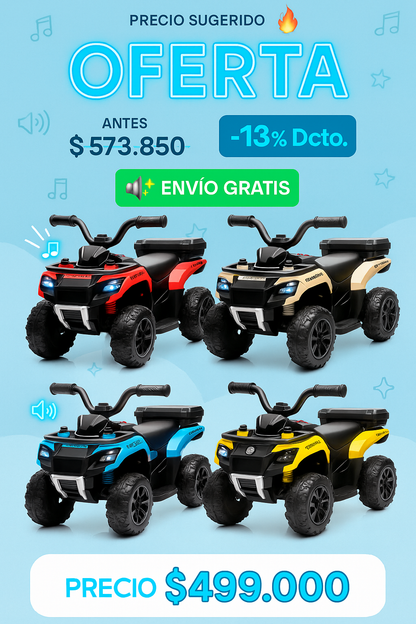 CUATRIMOTO Explorer: Power Ride electrica
