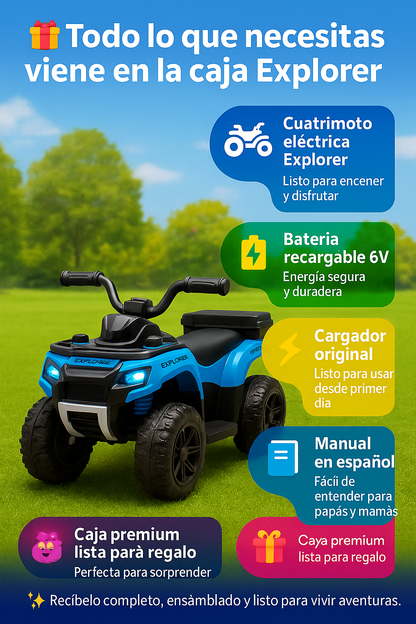 CUATRIMOTO Explorer: Power Ride electrica