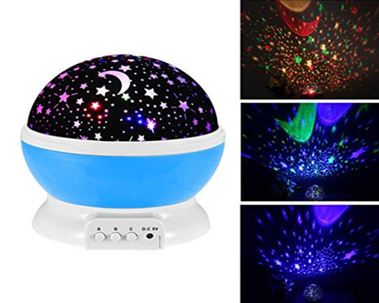 LAMPARA REFLECTOR GALAXIA GIRATORIA