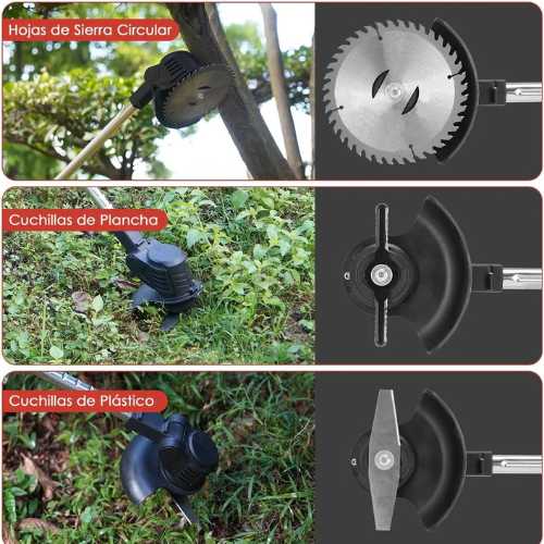 Corta maleza como un profesional sin esfuerzo. Ligera, recargable, sin humos, ruido y sin gasolina