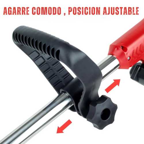 Corta maleza como un profesional sin esfuerzo. Ligera, recargable, sin humos, ruido y sin gasolina