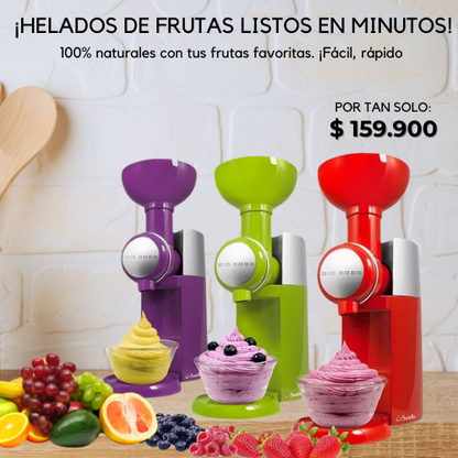 SÁCALE EL JUGO A LA VIDA CON HELADOS NATURALES HECHOS EN CASA